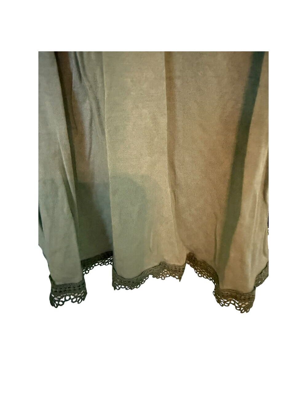 NWT POL Emerald Boho Lace Up front w/Tassle Tie Detail  S - Picture 8 of 13
